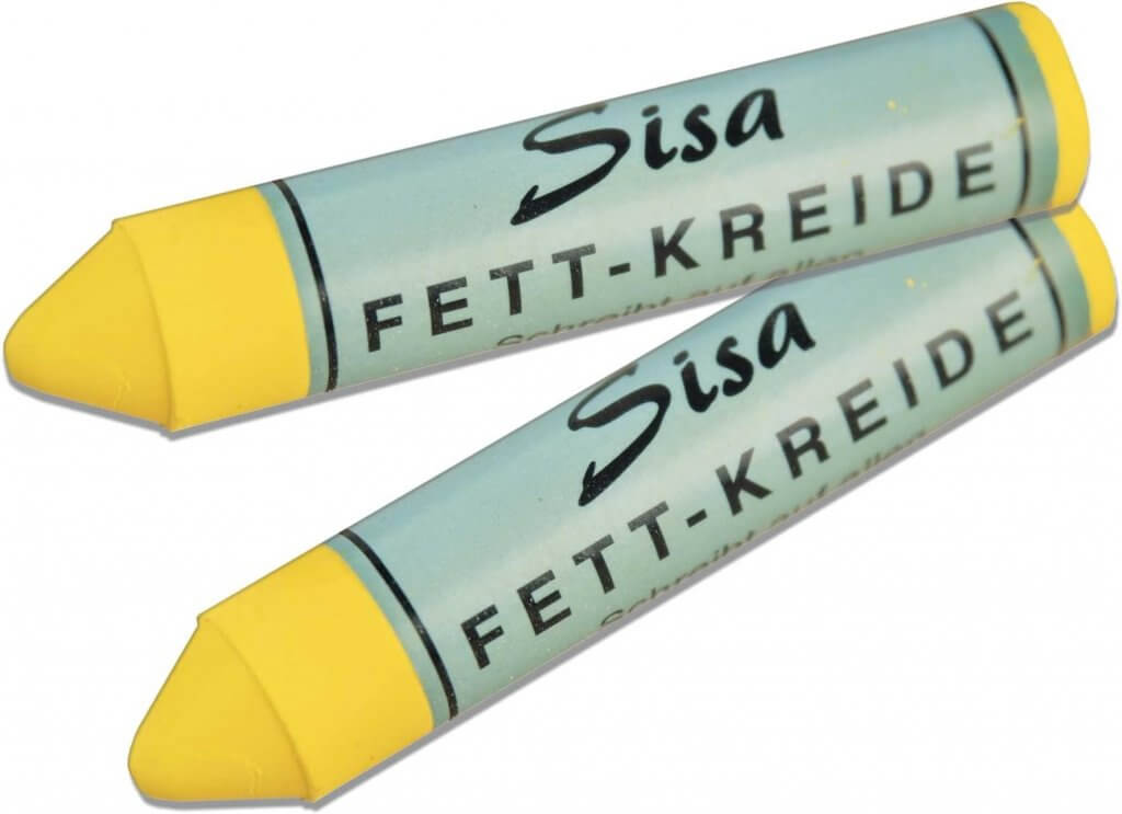 Pneugo Reifenkreide - Fettkreide Gelb, 2 St??ck, 17 mm